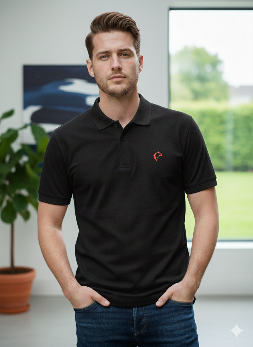 Polo shirt in premium peruvian cotton